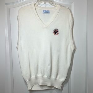 Vintage Pebble Beach US Open 1992 Pickering Golf  Pullover Vest Men’s Large